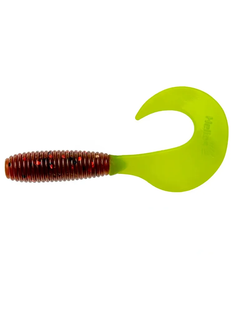 Твистер Credo 3.35", 8.5см, Rusty Gold Lime