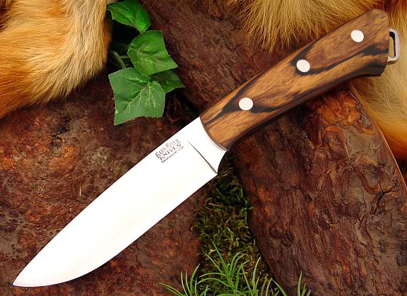 Нож Fox Black White Ebony